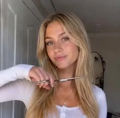 Scissors on camera